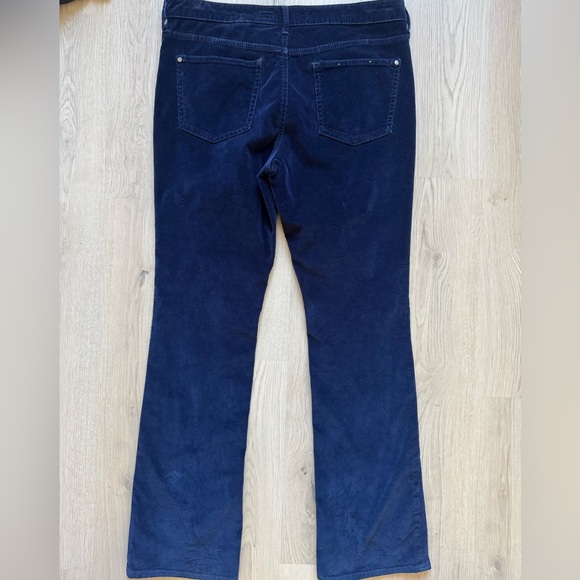 Anthropologie Pilcro and the Letterpress Stet Dark Blue Corduroy Pants Size 32 - Picture 8 of 10